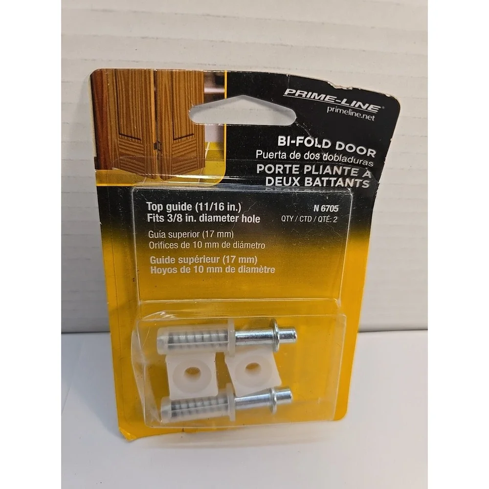 Prime-Line Nylon Bi-Fold Door Top Guide, Alliance Doors 2 PACK N‎ 6705